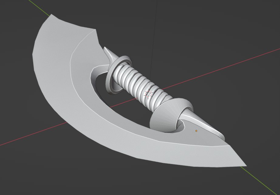 kava_gus's tweet photo. learning a high to low poly workflow with subd.(obv will bake the handle texture and not full mesh lol) #Blender3d  #3dart #b3d https://t.co/TvEAH3VnjP