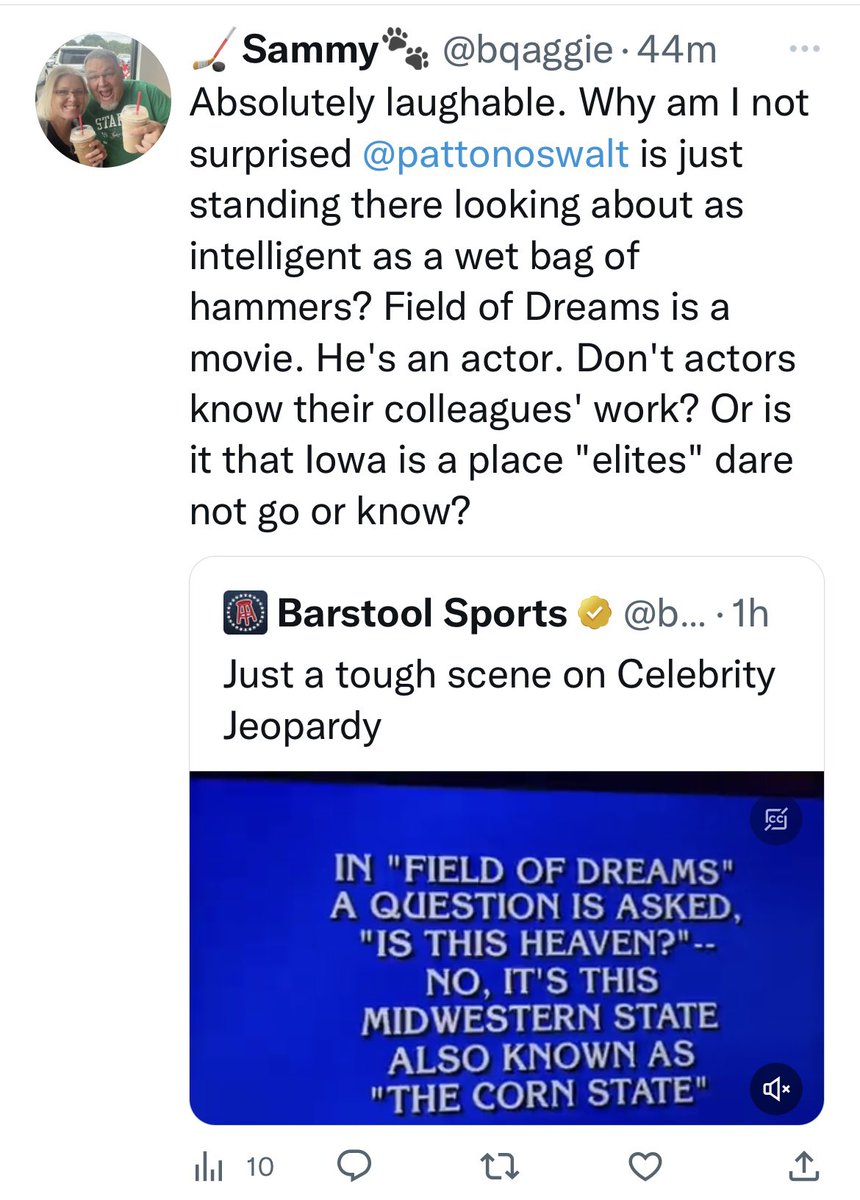 pattonoswalt's tweet photo. EVERYTHING is a culture war with these daffodils and it’s kinda endearing. https://t.co/0takbw0wrh