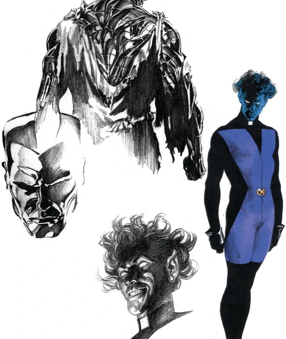 Nightcrawler/Colossus   #xmen #marvel #comicbooks #comicart 