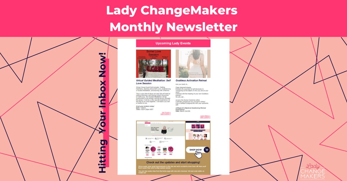ladychangemaker's tweet photo. Our first newsletter of the year celebrating women-owned businesses is out! We had some great women-owned businesses submit their offers, events, and businesses to be promoted this month!

Don't miss another newsletter: https://t.co/Xy2lP1EAW7
#womenownedbusiness https://t.co/1Eamd2hJlV