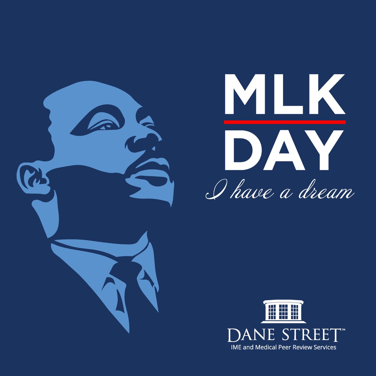 Today we honor Martin Luther King Jr. Let's Get Inspired, Dream.  Act on the power of service. #MLKDay2023 #danestreet