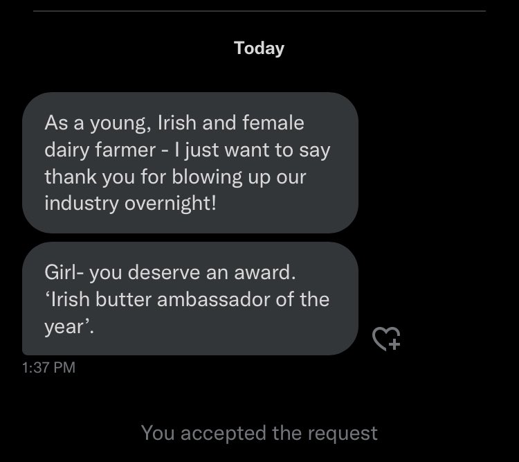 Of all the DMs I've gotten from #IrishTwitter, this one brought tears to my eyes. Thank you for this 🙏🏽🙏🏽🙏🏽