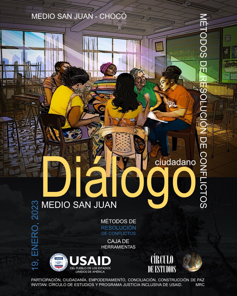 odeestudios's tweet photo. Participa en la promoción de la #Convivencia y el acceso a la #Justicia en el proceso de implementación
de la Caja de Herramientas en Métodos de Resolución de Conflictos (MRC). Jueves 19 de enero, Medio San Juan, 8:30 A.M., Teatro municipal Primero de Mayo. ¡Te esperamos! https://t.co/ISMm4WOoKM
