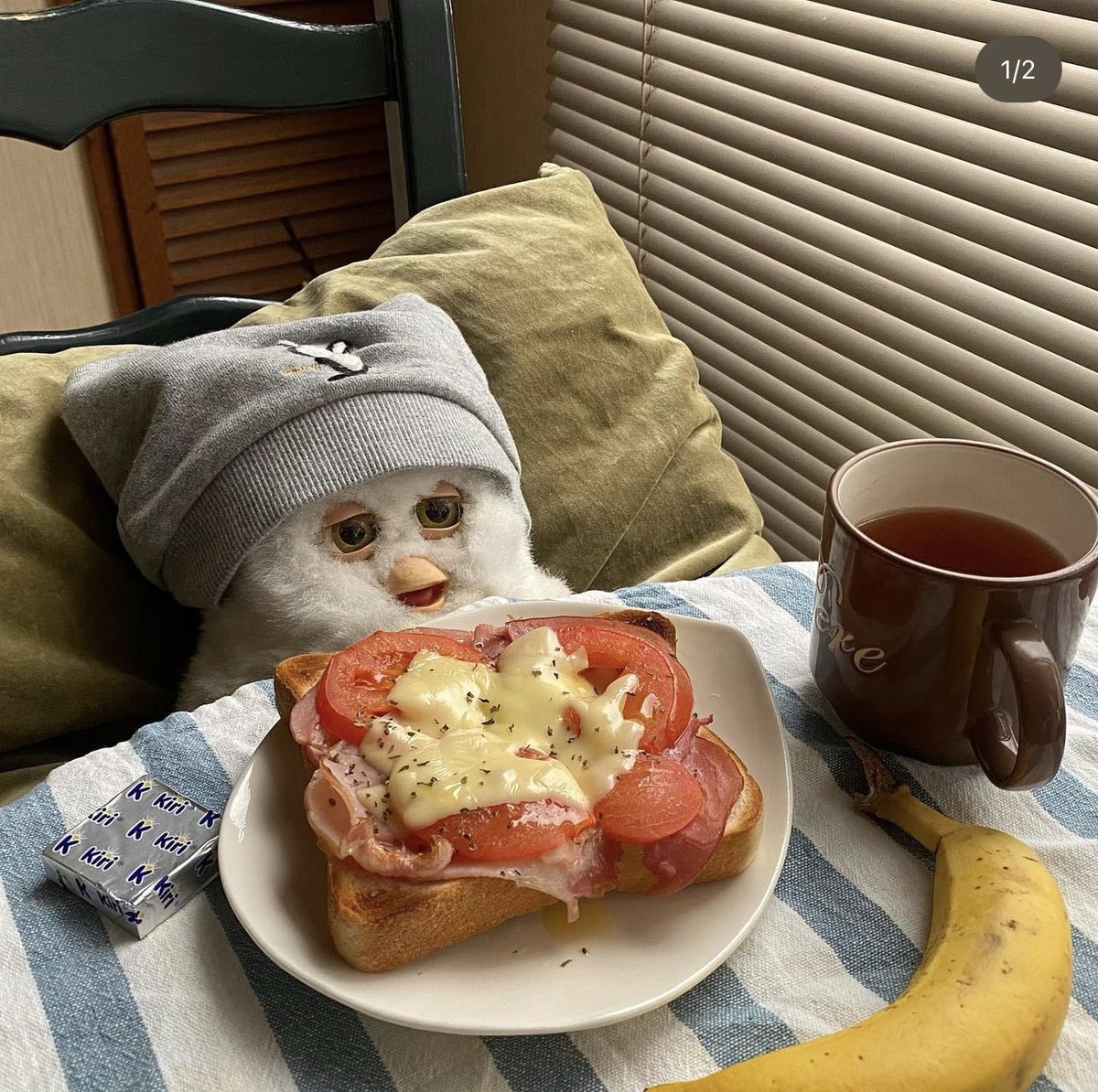 adamtotscomix's tweet photo. Me, this morning, hungover https://t.co/3Eu7g9cSWy