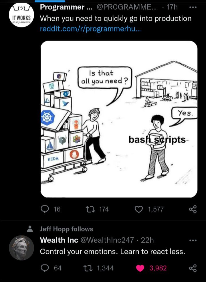 Farmsteader's tweet image. I couldn&apos;t help myself. 🤣🤣🤣🤣
#ProgrammerHumour #programming