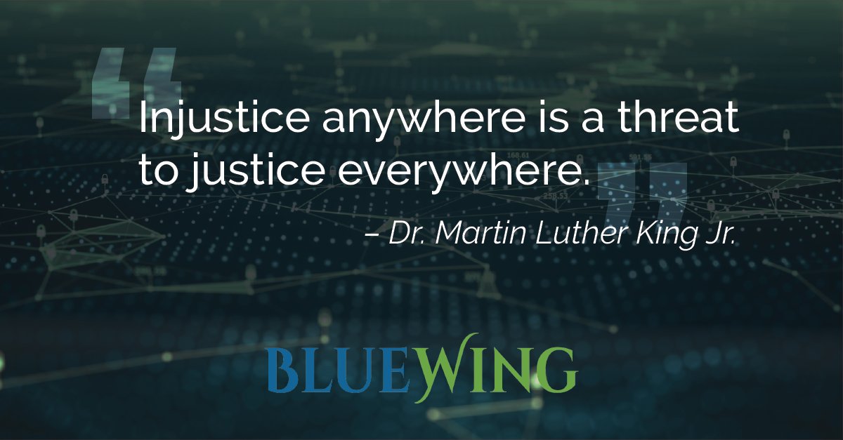 BlueWingVC's tweet photo. Today, we honor Dr. Martin Luther King Jr. and remember his contributions in the pursuit of equality. #MLKDay https://t.co/6hcjQw58E8