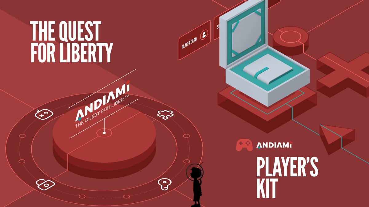 We’re sourcing materials for the design &amp; production of #Andiami Player Kits, physical packages unique to each player that will be used to play The Quest for Liberty game &amp; participate in the project. Each kit includes a # of items that will help you solve puzzles in the game.