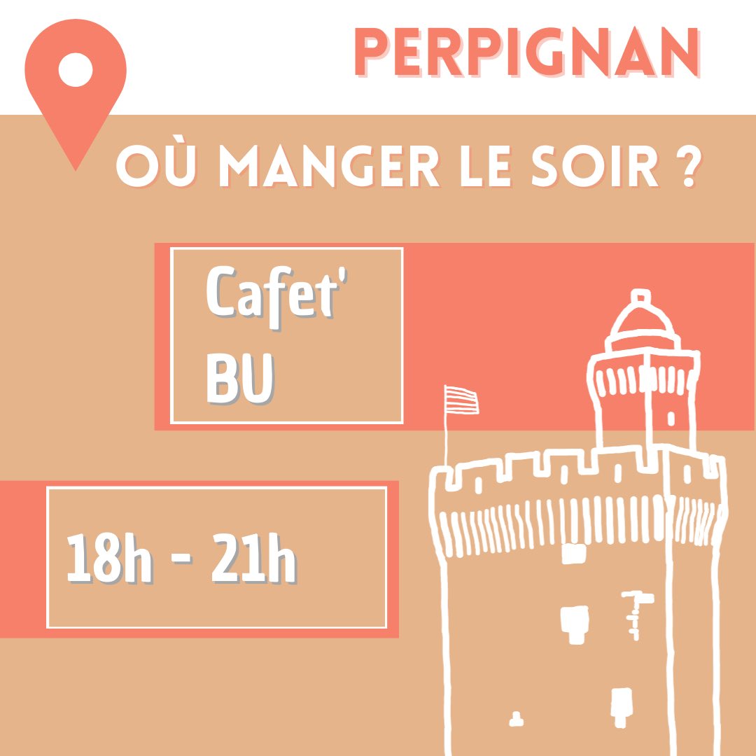 À #Montpellier, #Nîmes et #Perpignan, des structures de restauration du CROUS ouvrent aussi en soirée.

En voici la liste !