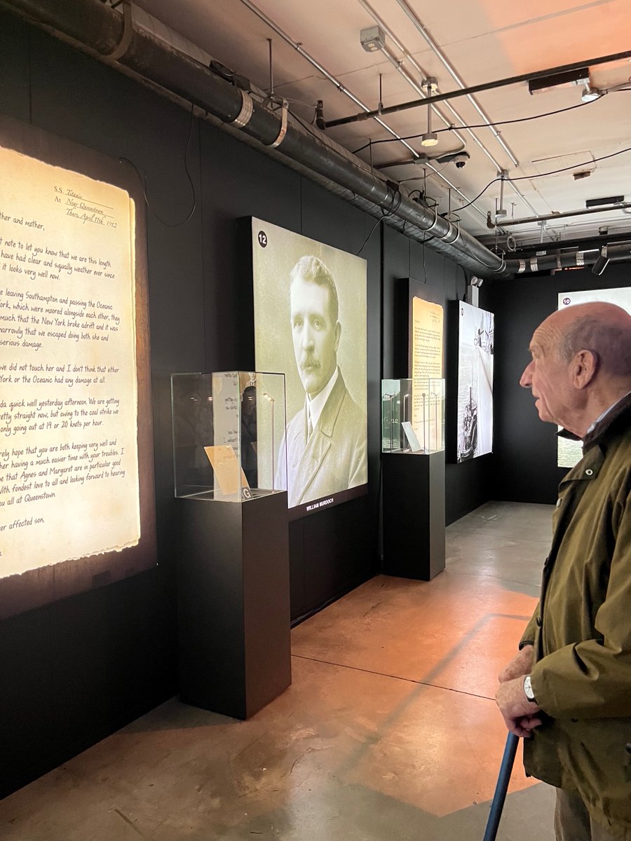 InspirSL's tweet photo. Resident Peter Moore enjoyed the new Titanic exhibition while on a recent Inspīr "On the Town" experience. Learn more about experiences at Inspīr: https://t.co/yDQ9HYJPrq https://t.co/VkHC8UmttH
