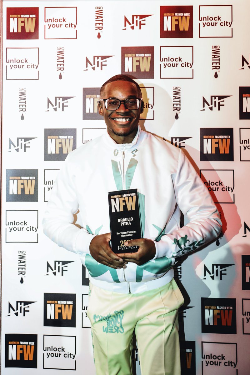 DesignBraulio's tweet photo. @NorthernFW my first award as a fashion designer of my brand OS VMC VICTORY MOB CREW 
 Northern Fashion Menswear! 
Thank you @NTF_UK 😇😇😇 https://t.co/VcigUX7TPX