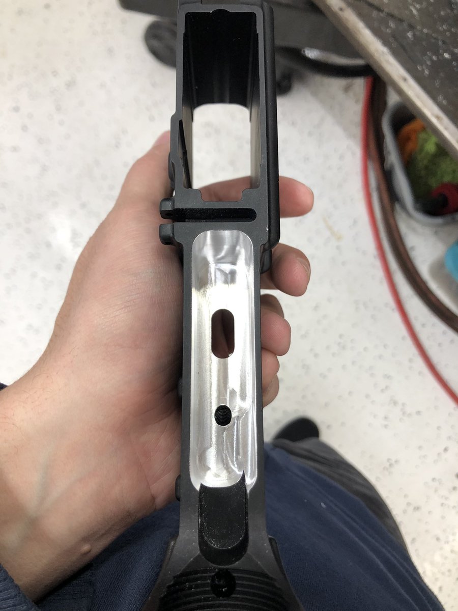 FMDA1776's tweet photo. It’s not always about 3D printing guns. Sometimes the milling machine needs to go burrrrrrrrrrrrrrrr! https://t.co/Jr09GNpLMs