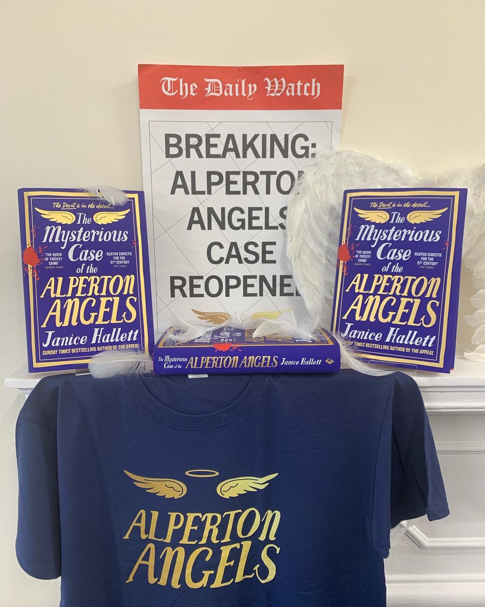 BookshopByB's tweet photo. We’re very excited that The Mysterious Case of the Alperton Angels has arrived in store ready for publication day on Thursday 19th January. 📚👼🏻

The first person to preorder their copy will win a t-shirt! So pop by this week! 🙌🏽

#themysteriouscaseofthealpertonangels https://t.co/yyuFQ1Oyze
