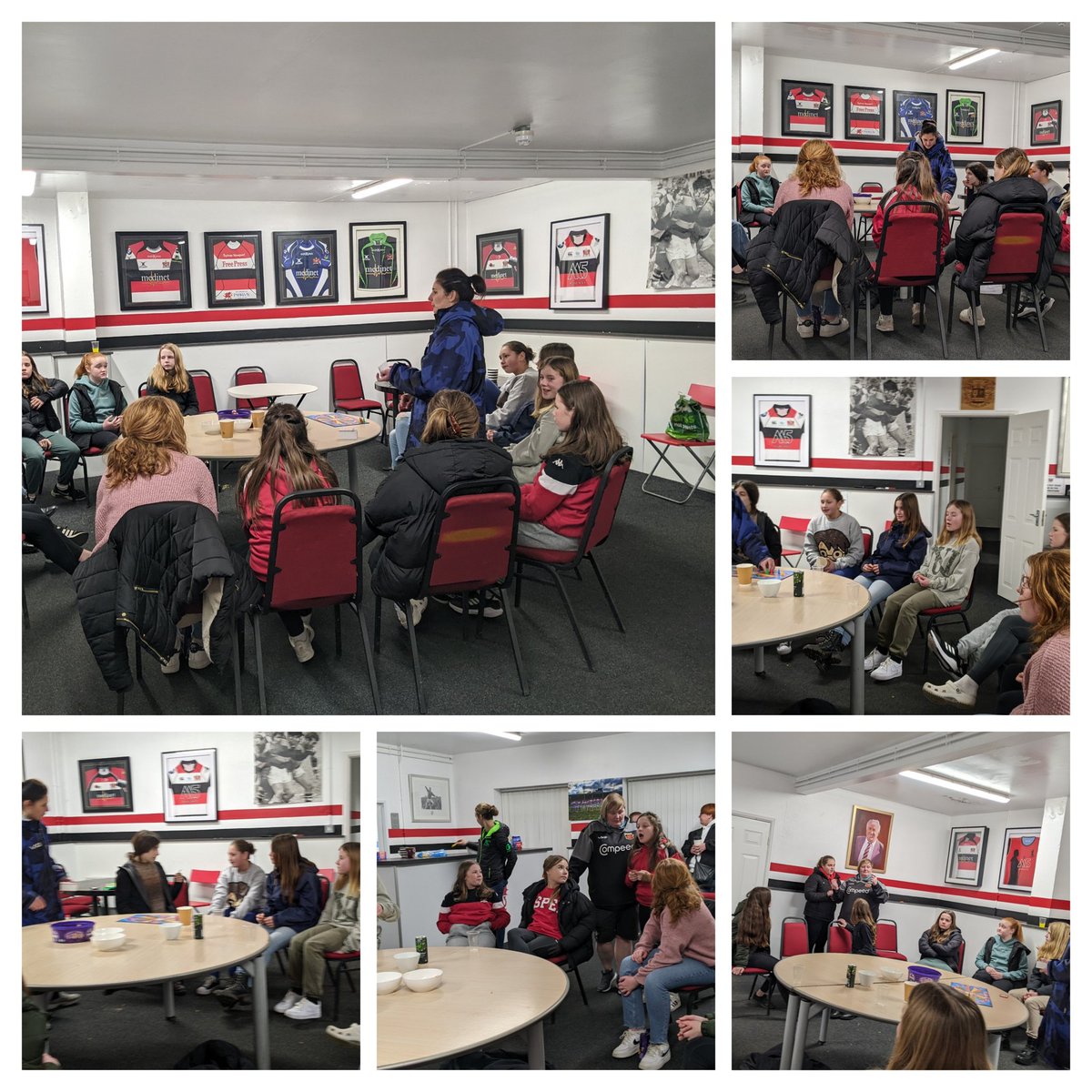 RugbyArrows's tweet image. Fun catch up with some of our girls tonight. Board games, snacks and lots of laughter. 🎲🃏 🏉🏹
#ArrowsArmy #ArrowsFamily #GamesNight #CatchUp @Usk_Arrows
