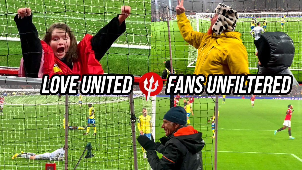 ManUtdTheRelig's tweet photo. How fans react. Here’s some footage filmed on iPhone. Opening clip is my friend Mick Groom, much travelled Red Devil who arrives to chorus of ‘We Want #GlazersOut’ Mick made me smile when I captured him celebrating this goal from Anthony Martial #MUNFOR 

https://t.co/EISejFG3e7 https://t.co/Kf8wZM4xpF