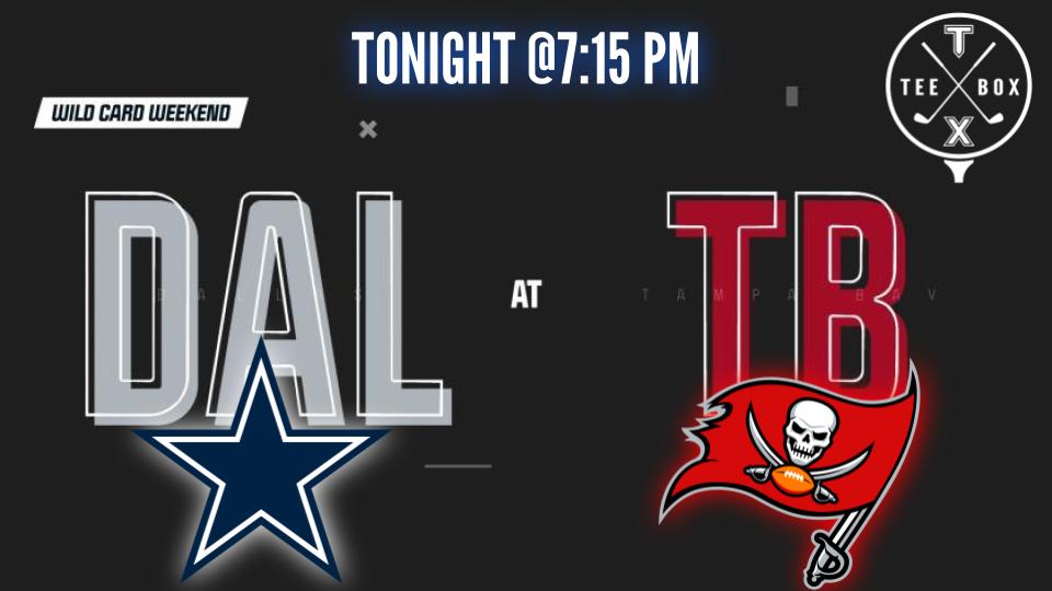 TXTeeBox's tweet photo. COWBOYS   vs   TAMPA BAY

Who's your winning pick?! Watch the game on the tv or on the big screen here at TX Tee Box.

Tonight at 7:15 PM!! https://t.co/NyCXg6c4L3