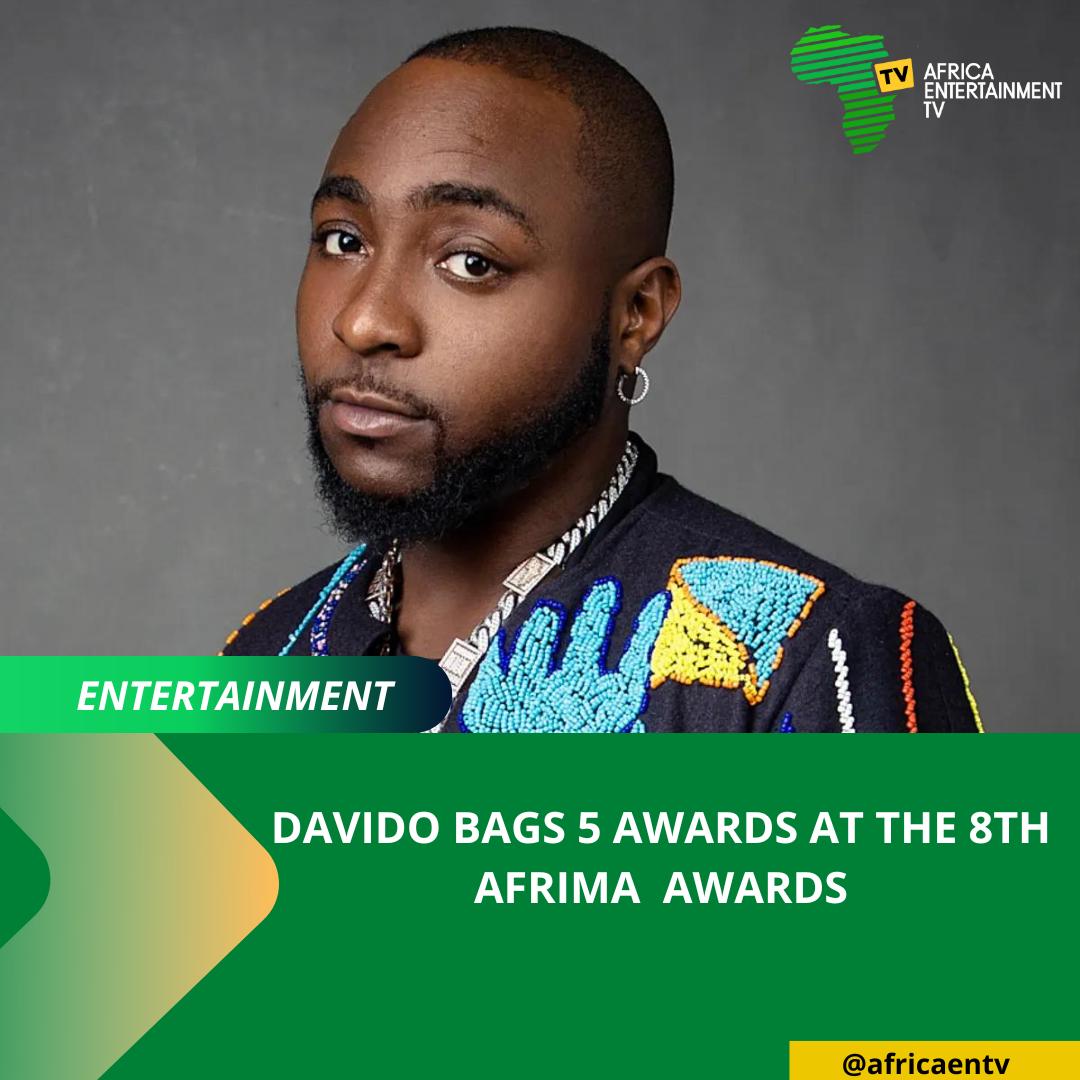 africaenttv_'s tweet photo. AFRIMA awards: Davido wins all five categories he was nominated for.

Congratulations to @davido (001) 🎉⭐🏆

Swipe 👉

#Davido 
#afrimawards 
#afrimaterangaedition
#afrima8
#afrimasenegal
#Afrobeats
#Africaentertainmentv https://t.co/4B25zOKopc