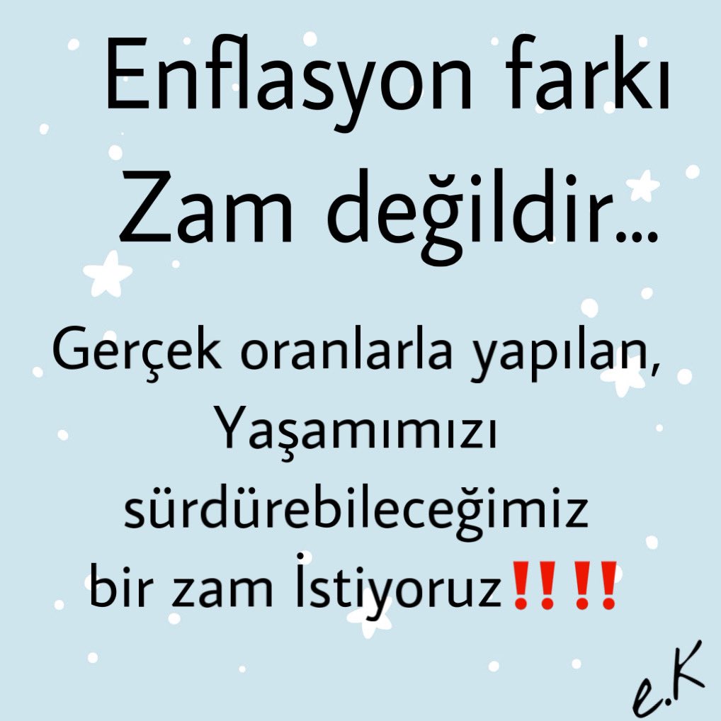 emellll05's tweet photo. GERÇEK istatistik ile GERÇEK bir artış istiyoruz ‼️‼️‼️
 #HesapEksideZamNerede https://t.co/GvjSDXJ33c