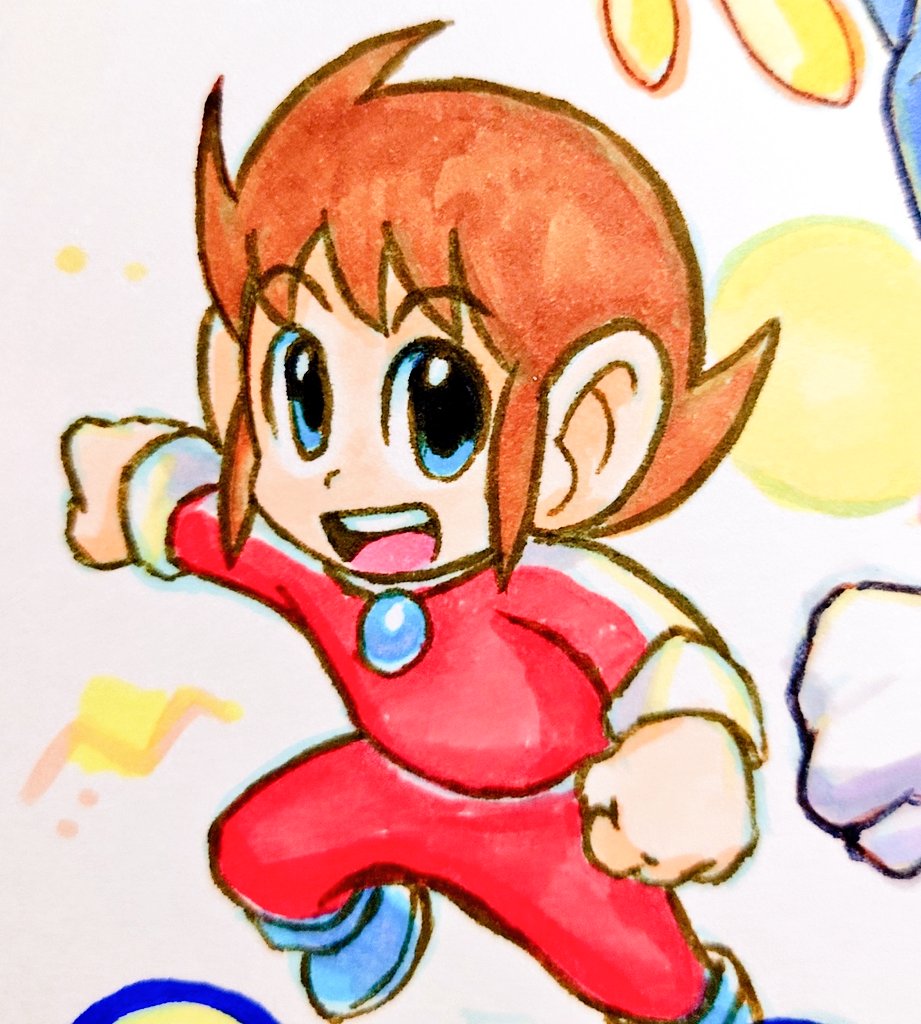 「1月17日は「おむすびの日」なので、おむすびに関係あるキャラを描こうと思って寝落」|ヘイカのイラスト