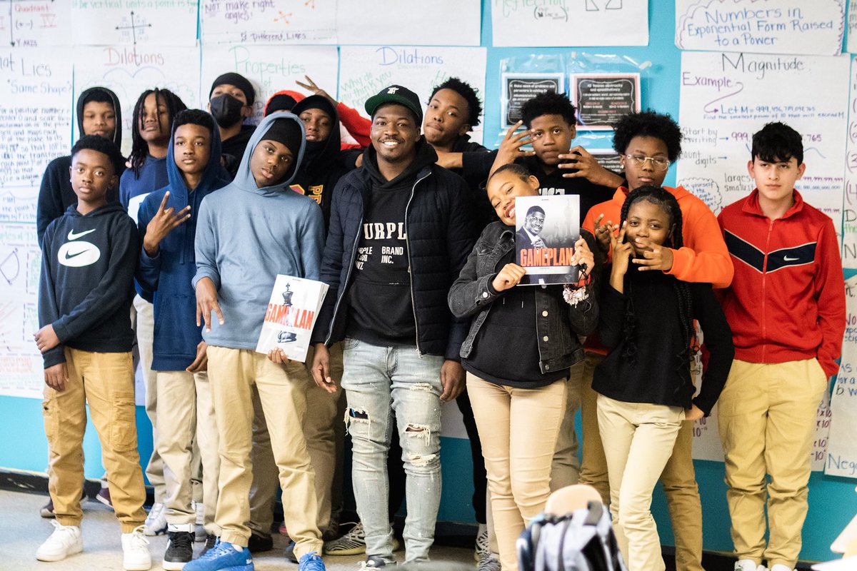 iamchamppowell's tweet photo. What school y’all want next? #TheGameplanTour ♟with @RahnDaDon https://t.co/RklEFAtnnu