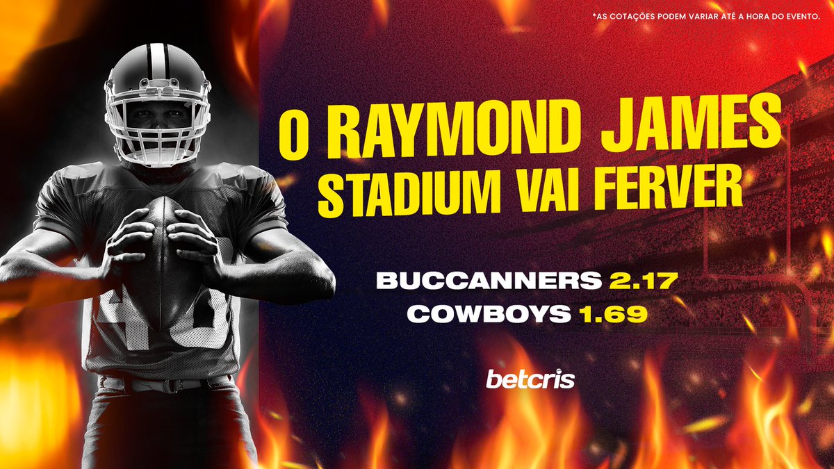 Buccaneers e Cowboys fecham a rodada de Wild Card da atual temporada da NFL nesta segunda-feira (16). 🔥
As duas equipes já se enfrentaram durante a temporada regular. Na semana 1, em Dallas, vitória dos Bucs, por 19 a 3. 🏈

Quem vencerá o duelo e avançará para as semifinais?