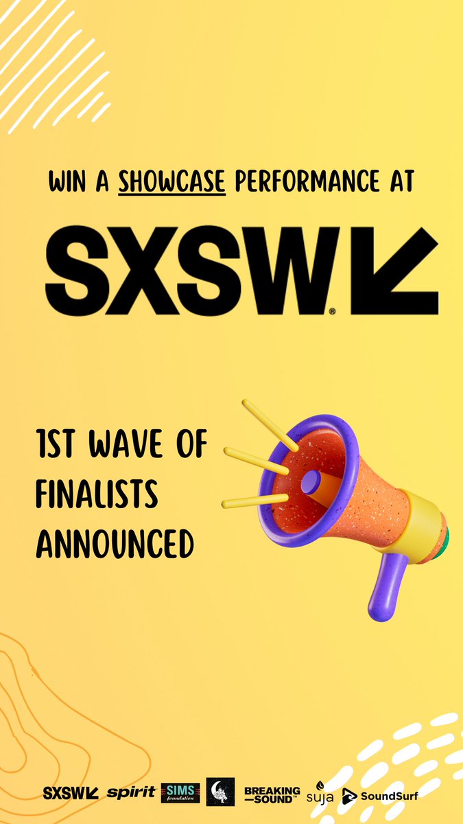 Congratulations to the 1st WAVE of artists to reach our SXSW video competition final 🥳👏

<a href="/iamzoya/">Zoya</a> 
<a href="/RaindearMusic/">Raindear</a> 
<a href="/BrianCade1/">Brian Cade</a> 
@denizloveband 
<a href="/databaesmusic/">DataBaes</a> 
<a href="/linamxn/">Lina Maxine</a> 
@logansclose

#musicopportinites #music #opportunity #opportunities #competition #video #fairtrade #support