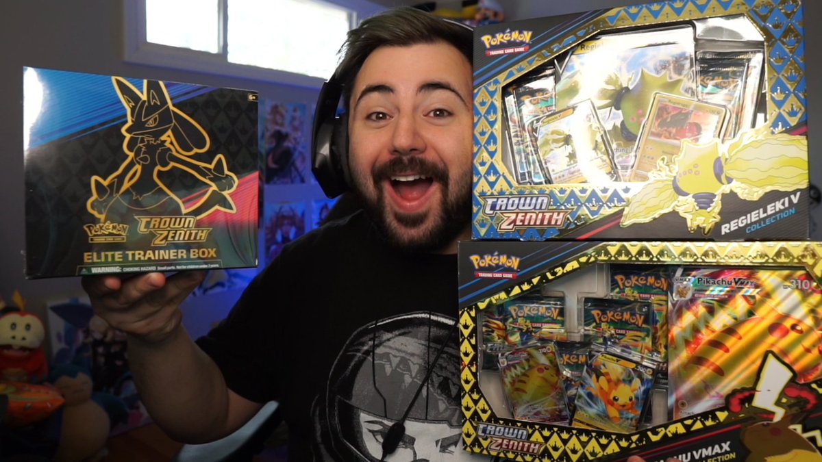 A big thank you to <a href="/Pokemon/">Pokémon</a> for sending me the newest TCG set, Crown Zenith!! 👑 #freeproduct

While I can't show you what I pulled just yet, I can tell you that this is going to be a very fun set with great cards! Look forward to my unboxing on Thursday, January 19th! 👀