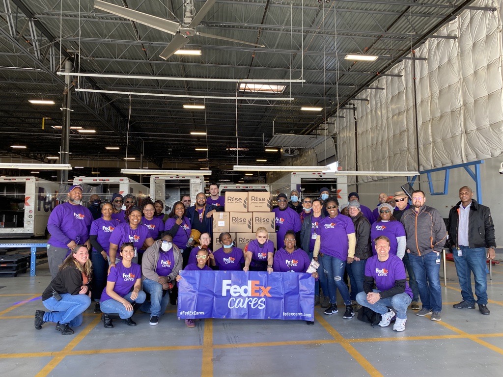 FedEx Public Affairs on Twitter "Today, FedEx volunteers packaged