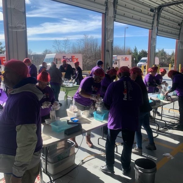 FedEx Public Affairs on Twitter "Today, FedEx volunteers packaged