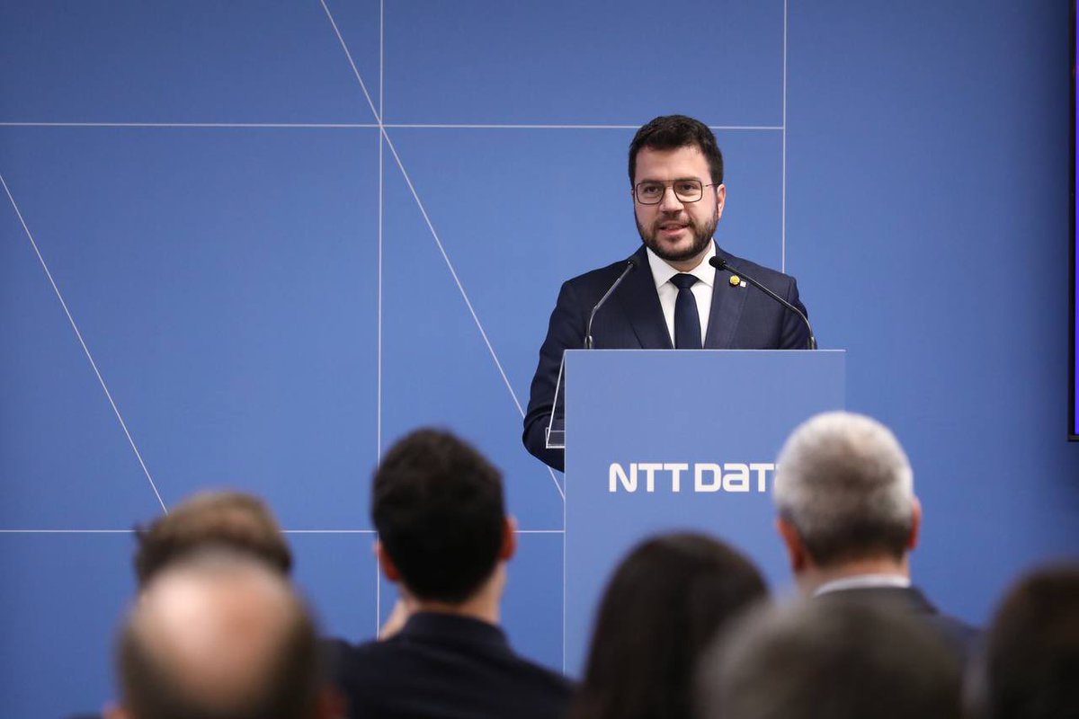 perearagones's tweet photo. La inauguració de la nova seu de l'empresa NTT Data és una mostra més que Catalunya s'està consolidant com un dels ecosistemes d'economia digital i tecnologia avançada més destacats d'Europa. 

Gràcies per apostar pel nostre país des de fa 25 anys i impulsar un sector estratègic. https://t.co/p6NGW1zrbm