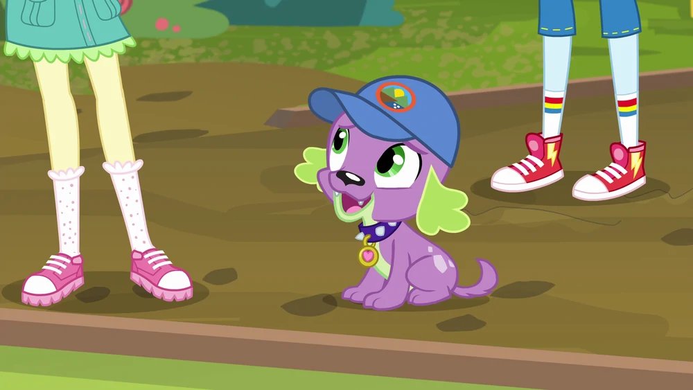 Trijosh1's tweet photo. Spike wearing a freaking hat is just too much for my heart man. Can you ever stop being adorable?! #MyLittlePony #EquestriaGirls #EquestriaGirlsLegendsOfEverfree #EGLOF #Spike https://t.co/wmaQN3pZtS