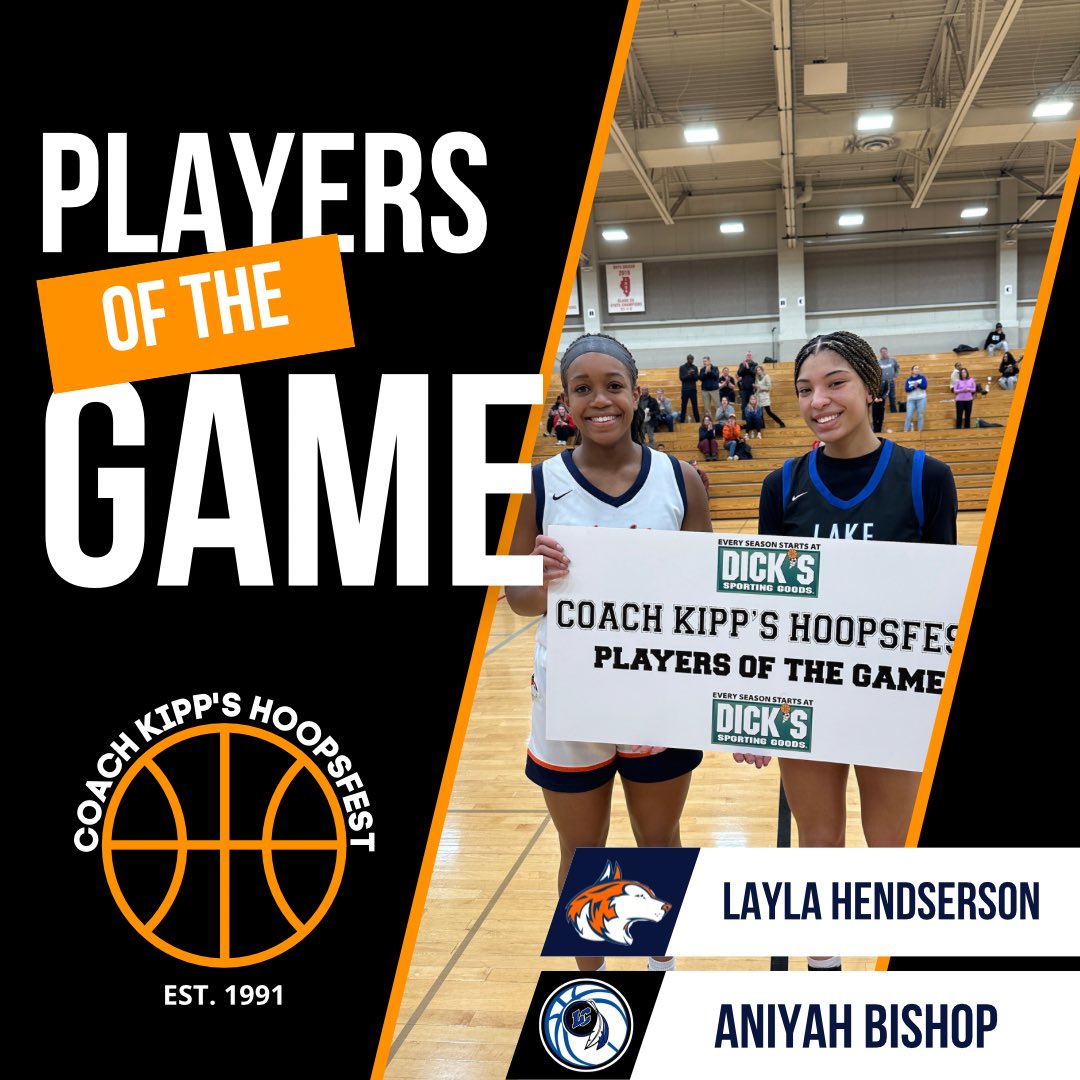 Congratulations to our players of the game!! 🤩

Naperville North-Layla Henderson  Lake Central (IN)-Aniyah Bishop

<a href="/BballNnhs/">Naperville North Girls Basketball</a> <a href="/LakeCentralGBB/">Lake Central Girls’ Basketball</a>