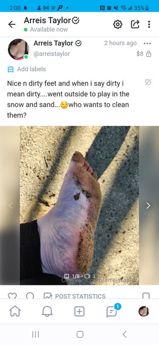 https://t.co/5unHYvZ6cY ⬆️⬆️⬆️⬆️⬆️⬆️⬆️🥳🌟⚡️5 pics 3 snippets only $8 #feet #feetfethish #feetfinder #feetpic<a href="/tag/feet"class="tags"><span>#feet</span></a><a href="/tag/dirtyfeet"class="tags"><span>#dirtyfeet</span></a><a href="/tag/bigfeet"class="tags"><span>#bigfeet</span></a><a href="/tag/feetpic"class="tags"><span>#feetpic</span></a><a href="/tag/feetpictures"class="tags"><span>#feetpictures</span></a>