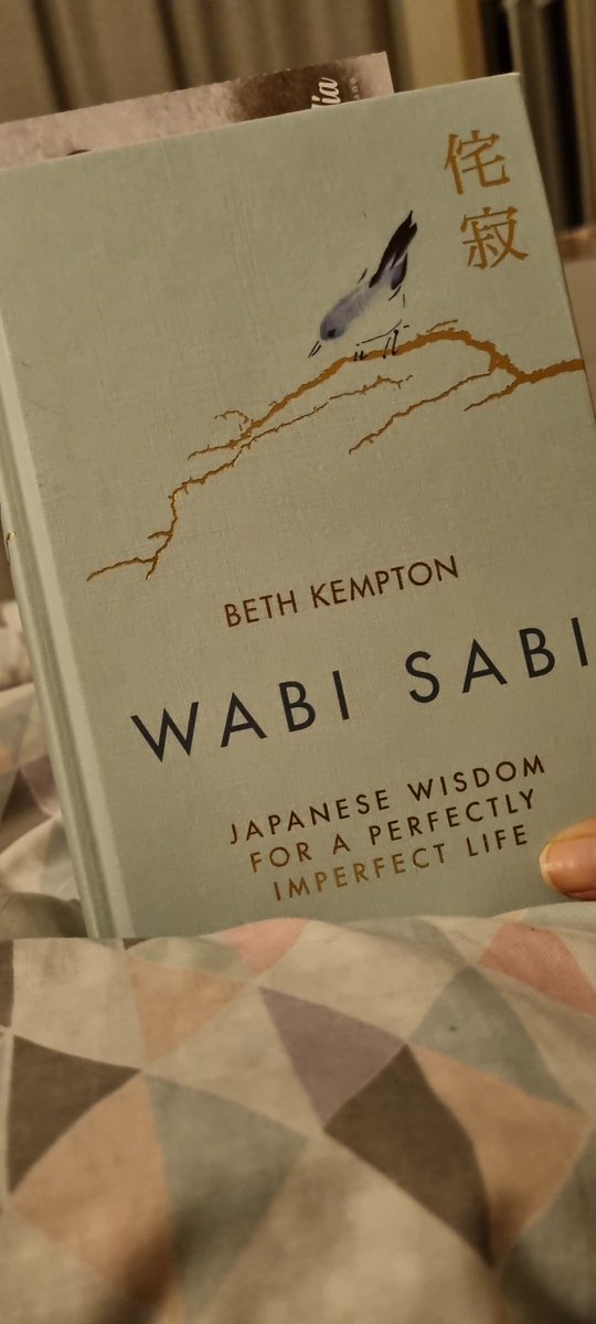 cutezenit's tweet photo. Bedtime read #wabisabi #BookLover #readingtime #bedtime https://t.co/UMWy76rYgJ