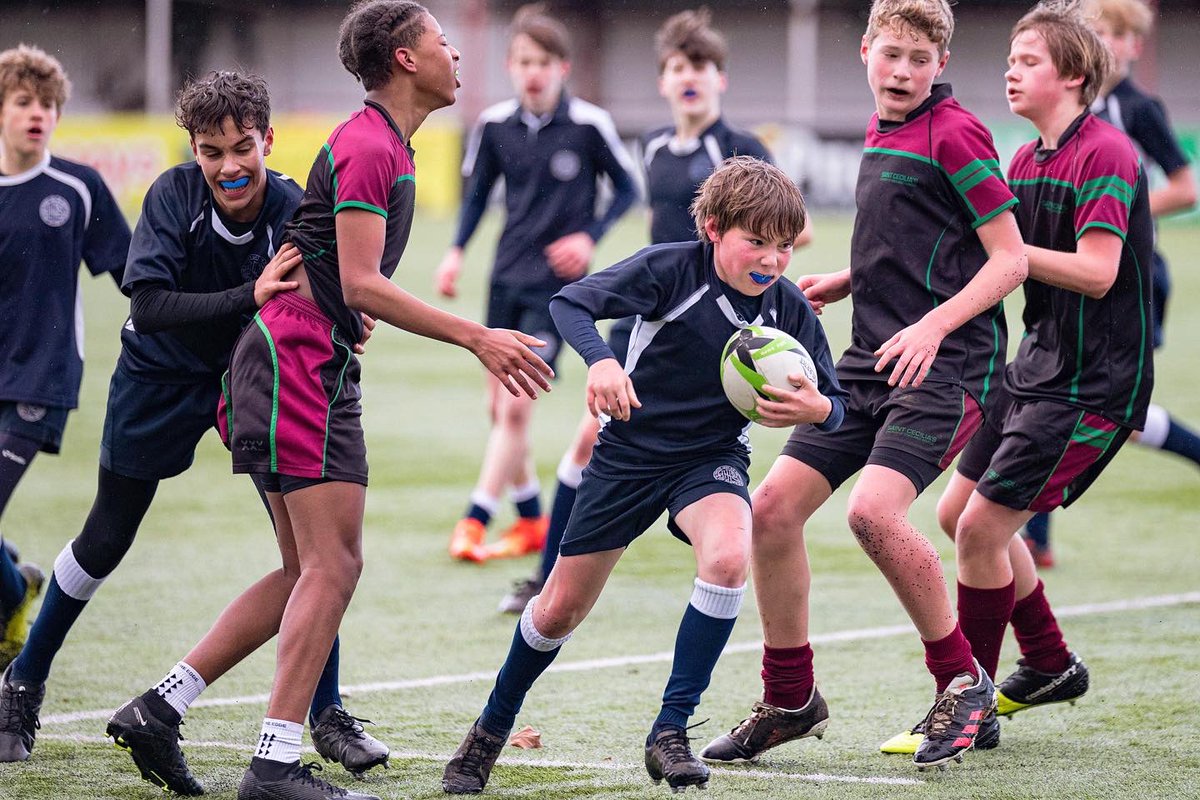 rosslynpark's tweet photo. ๐ It was great to have the Year 8s from our Community Partner School, Ibstock Place, playing at The Rock this afternoon.
They played their first rugby fixture vs Saint Ceciliaโs School, assisted by our coach Chris.
#RPFC https://t.co/oBH6vHZka7