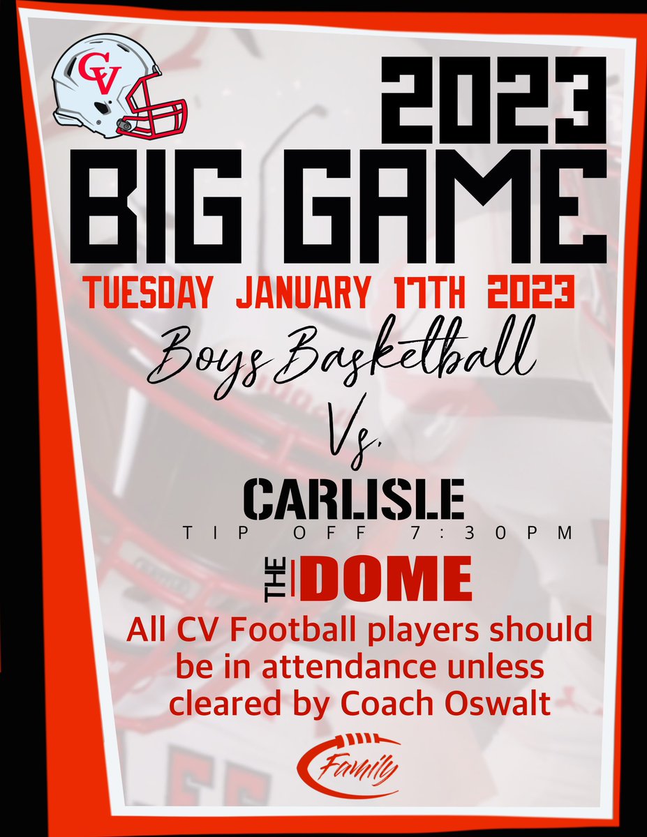 CVHS_Football's tweet image. Come out and support @cvboyshoops tomorrow night! #cvSTRONG @coachoswalt @CVSDeagles
