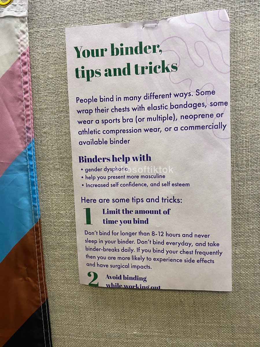 You are currently viewing This is from a school in Rochester, NY. They’re promoting “chest binding” to you