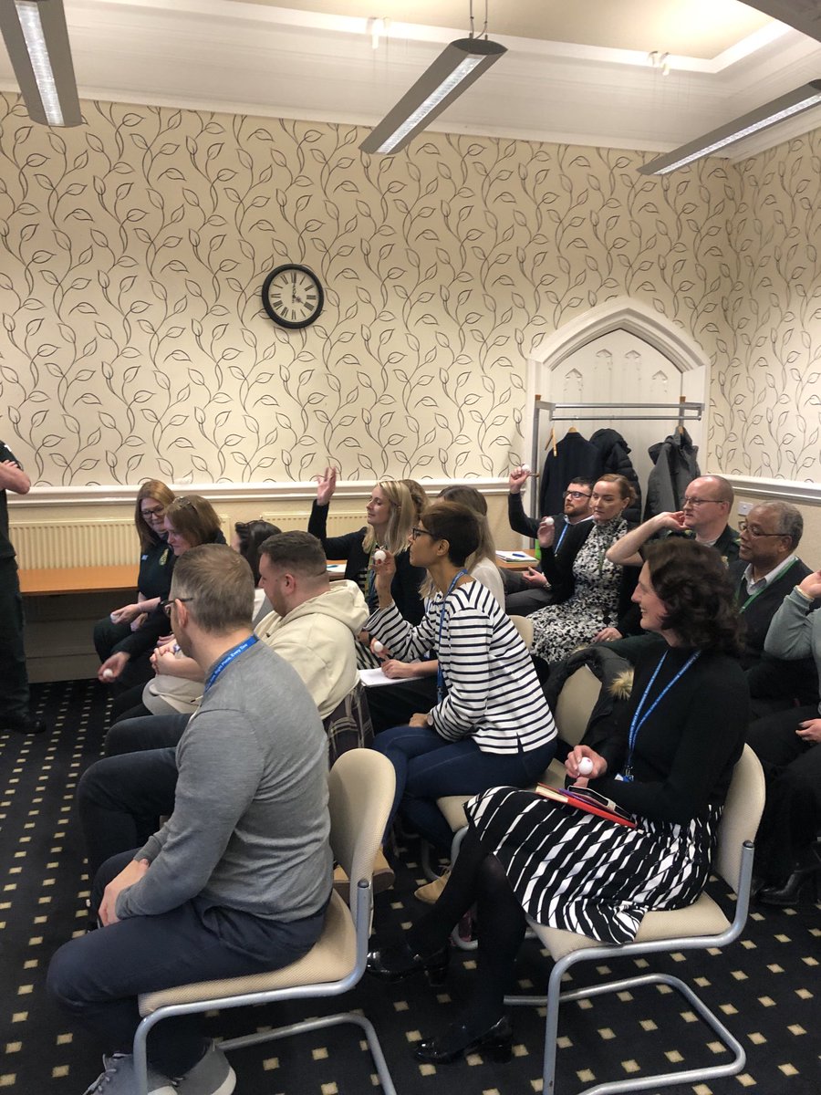NWAS Making a Difference Programme. Big energy and enjoyment this afternoon. Courageous conversations - thank you all for today’s fabulous session. #nwas #deep-insight #nhs