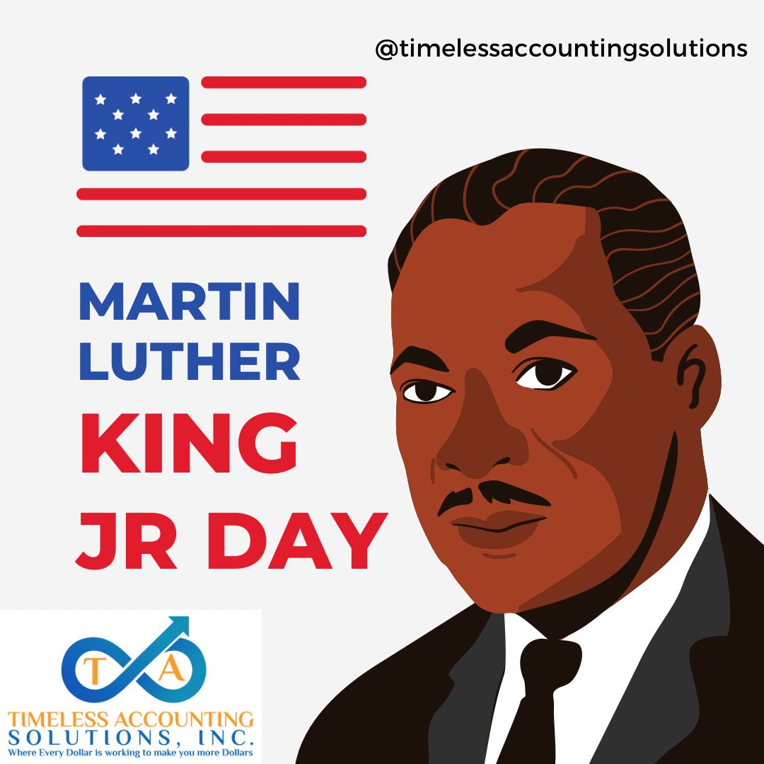 Timelessas's tweet photo. Thank you for pursuing your DREAMS!!  ♾️ 

#timelessas#martinlutherking#mlk#mondaymotivation#accounting#bookeeping#accountantlife https://t.co/n5cOLcKImn