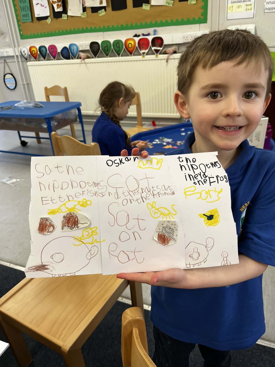 MissLHutchens's tweet image. “Miss Hutchens we made a comic” Absolutely amazing work during child-initiated play 😍 #encoding #playistheway #P1Nessies