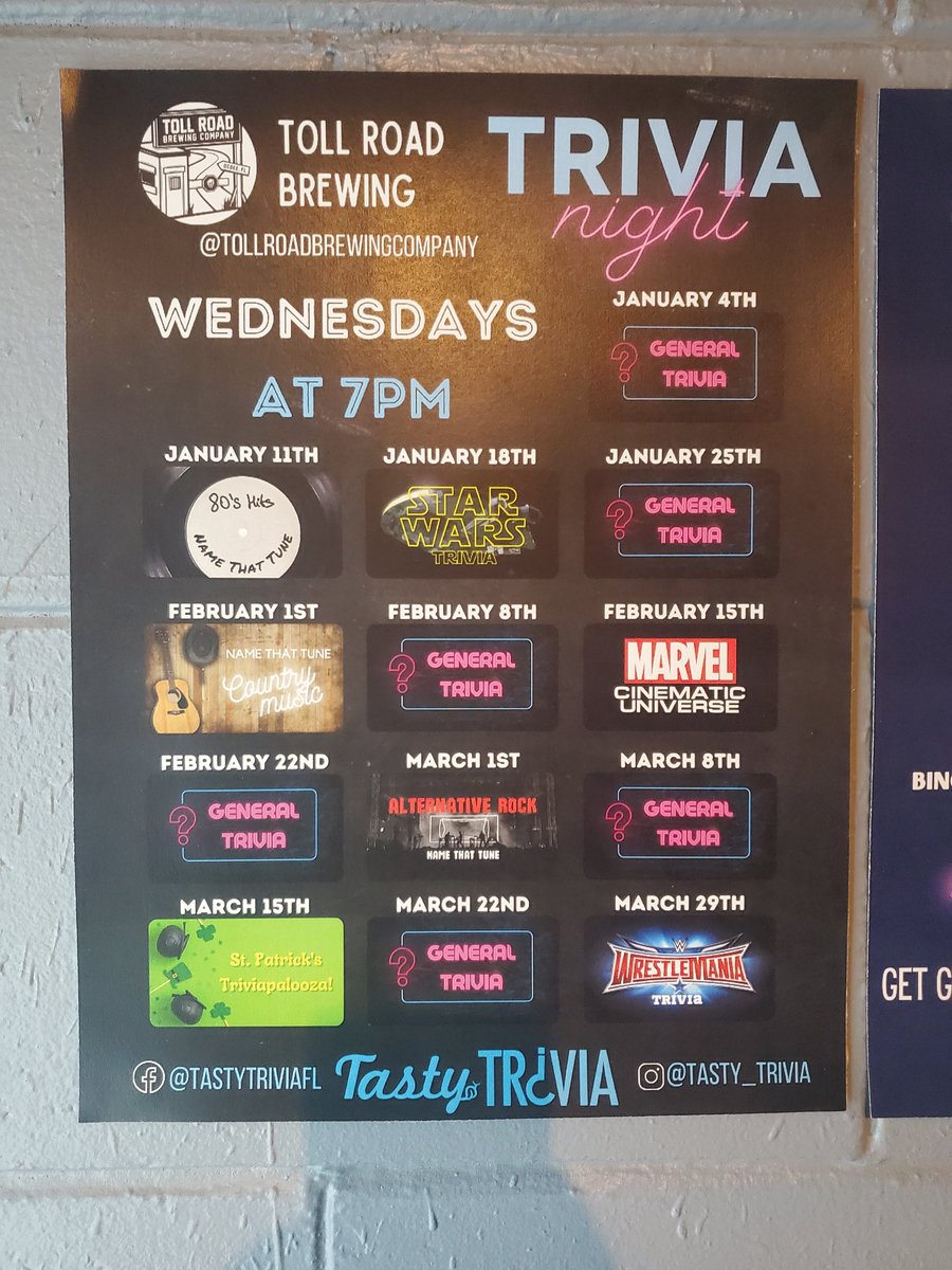 beer_around's tweet photo. What trivia night am I going to see you at? https://t.co/SxuI2a2jhV