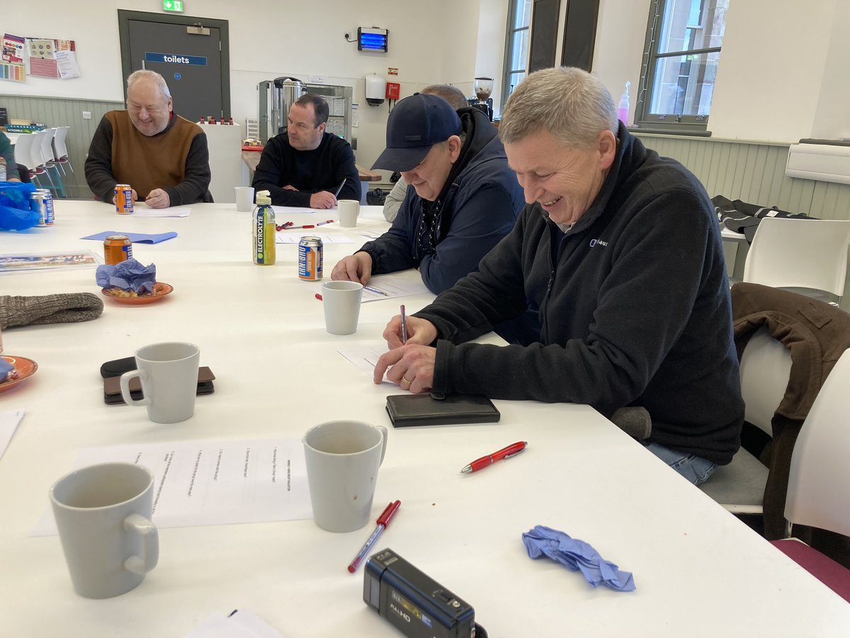 MOT4MEN's tweet photo. MENSELF +βs MONDAY MENS GROUP evaluation meeting accompanied by the Glasgow Evening Times doing an article on us. #GlasgowMental
Health&WellbeingFund #Nationallottery awards for all #Trusthouse #Parkheadschoolhouse #Communitylivingroom https://t.co/AbaSFcfu5x