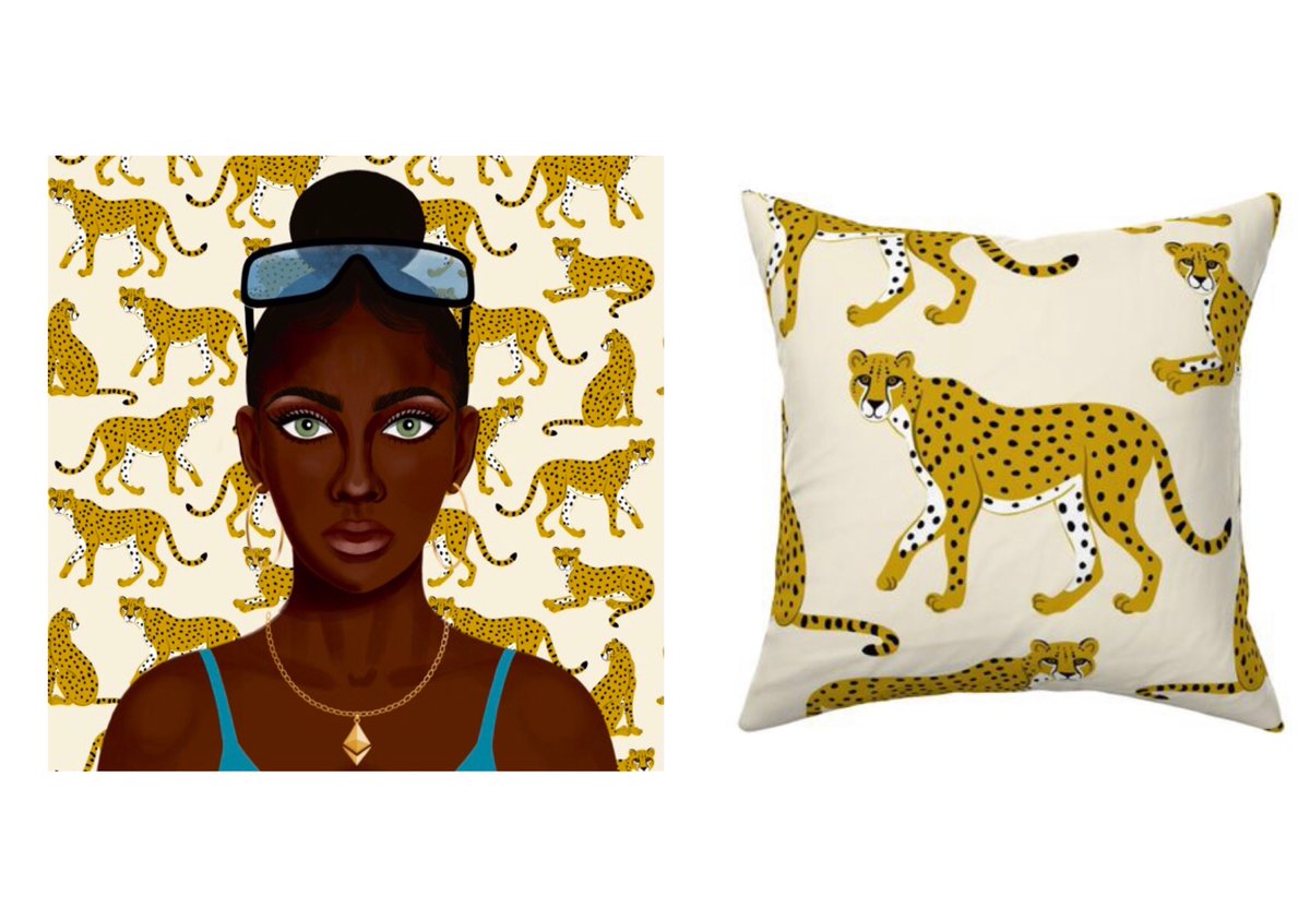 HeatherA_Art's tweet image. Gm☕️  I’m working on some patterns today🐆
I love creating art &amp;amp; patterns for fashion, wallpaper, home decor &amp;amp; basically anything you see them on!

What’s in your favourite patterns?  👀

#printpattern #illustration #portraits #NFTartist #surfacedesign