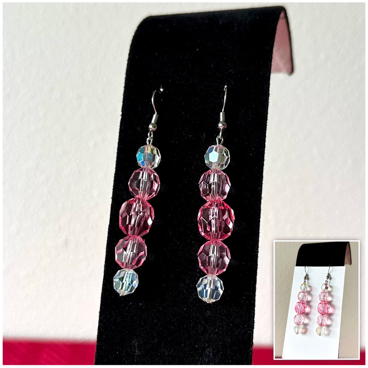 Pink Ombré Earrings
(Lighting can affect how these earrings look)

justaskcassie.square.site/product/pink-o…

#pink #pinkearrings #ombreearrings #ombrejewelry #prettyinpink #pinkjewelry #handmade #pinkombre #uniquejewelry #uniqueearrings #earringsoftheday #earrings #jewelry #uniquegifts #unique