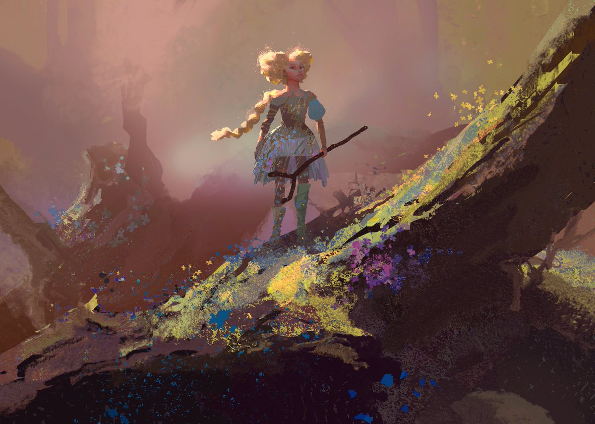 「Goldi in the Black Forest #pussinbootsth」|Zac Retzのイラスト