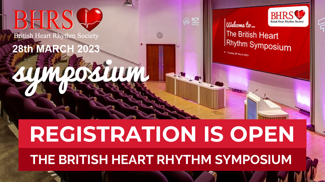 Registration is open for the 1st British Heart Rhythm Symposium. It's aimed at BHRS members who are experienced professionals in arrhythmia &amp; device cardiology looking for state-of-the-art updates in their field.
bhrs.com/symposium 
#BHRSymposium #arrhythmia #cardiology