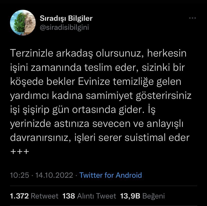 arayishaber's tweet photo. Haklı bir flood https://t.co/Dn2jJpEeFl