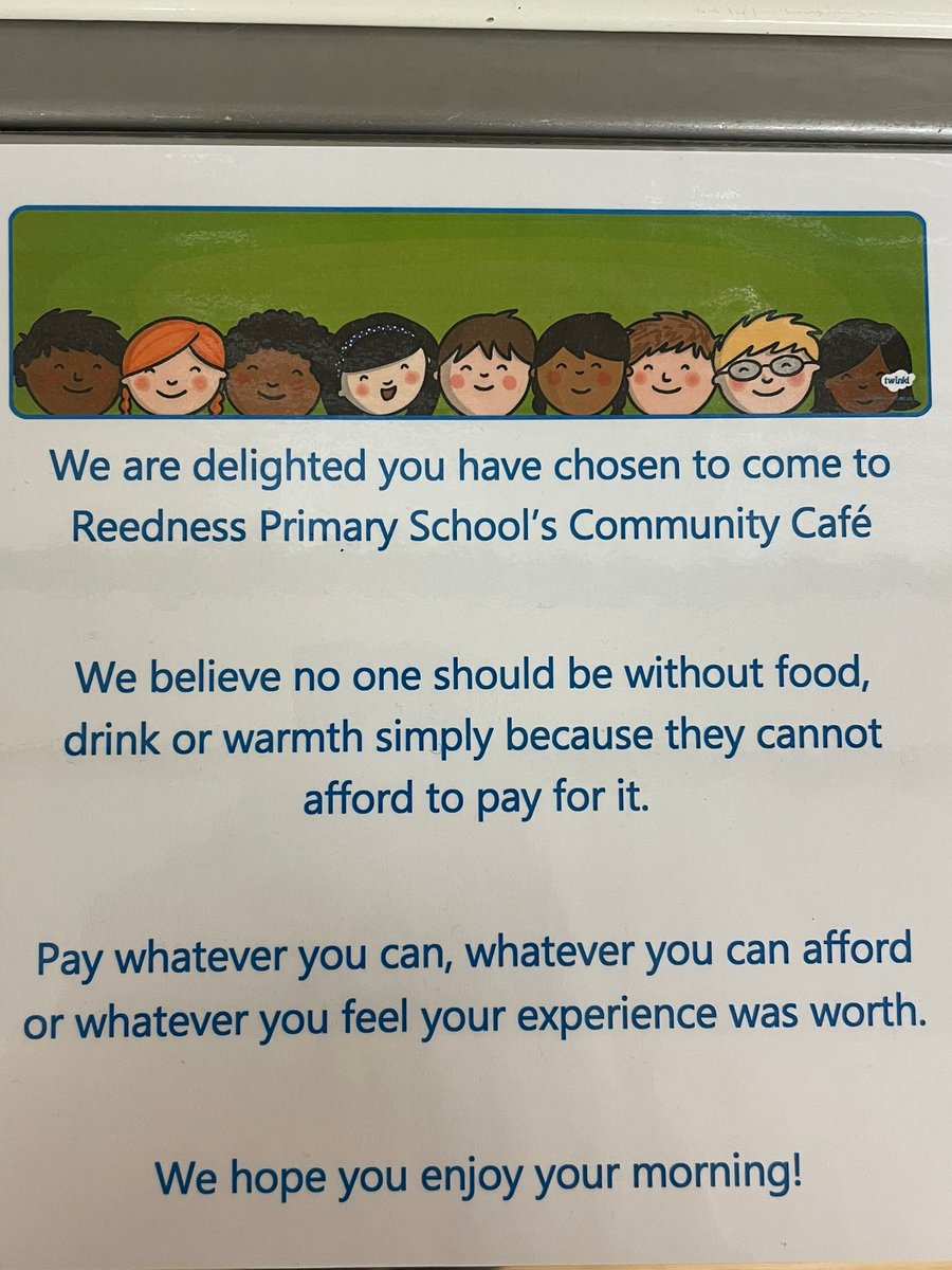 SchoolReedness's tweet photo. Looking forward to hosting our first community cafe tomorrow. Come and join us for a cuppa, a chat and lots of kindness #community #goole #reedness https://t.co/8Gd1vBomrG