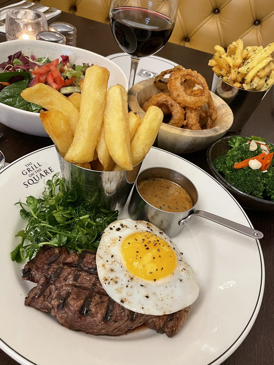 HOW DO YOU LIKE YOUR #STEAK?🍴

Choose your favourite cut from our selection of #Rump, #Ribeye, #Sirloin, #Fillet, #Porterhouse or British #Wagyu Fillet, succulently seared to perfection, fresh from the grill. 

Menu &amp; Reservations
TheGrillOnTheSquare.co.uk