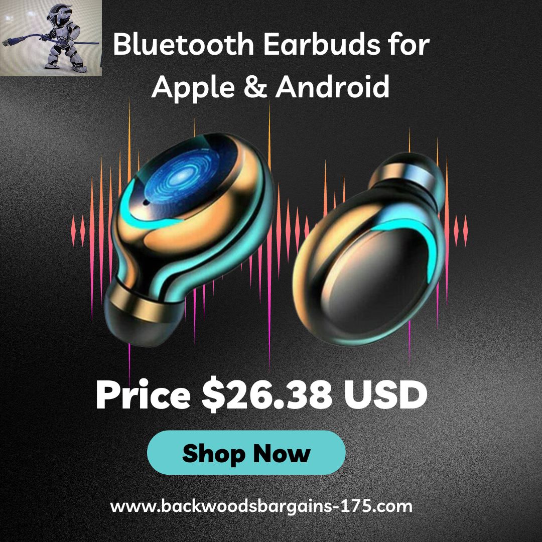Bluetooth Earbuds for Apple & Android...
Visit: backwoodsbargains-175.com/products/bluet…
#spycamera #wirelesstransmitter #wirelessmouse #wirelessrechargeablemouse #bluetoothearbuds #sunglasses #ThinkUnitedInc #ThinkUnitedServisces