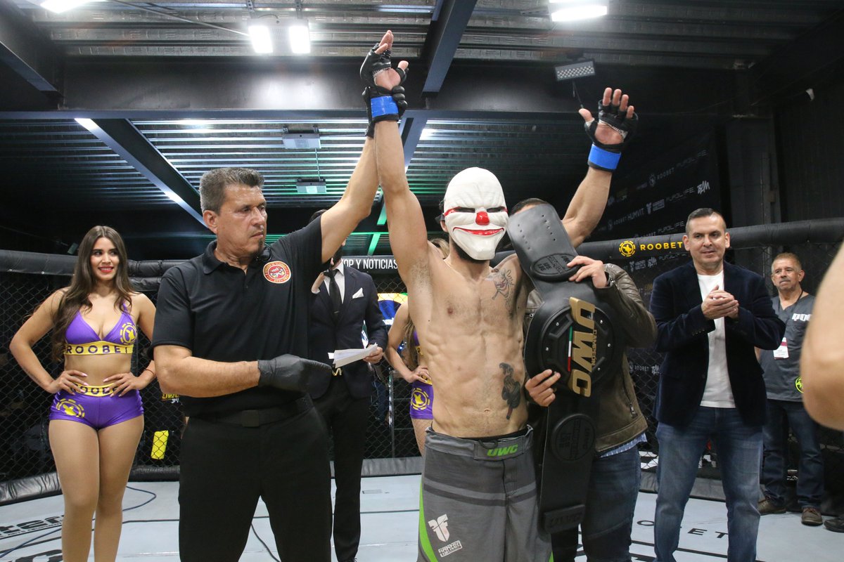 MasMMA_'s tweet photo. DEFENDERÁ “MASCARADO” EL CAMPEONATO MOSCA EN #UWC41

El Campeonato Mosca de UWC estará en juego el viernes 24 de febrero por medio de UFC Fightpass a partir de las 6PM/PT cuando el monarca Joao “Mascarado” Camilo regrese a la actividad en la función UWC 41. https://t.co/7W6Tm5bvsr